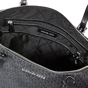 Bolsa com zíper Michael Kors Jet Set Item Este/Oeste, Preto, One