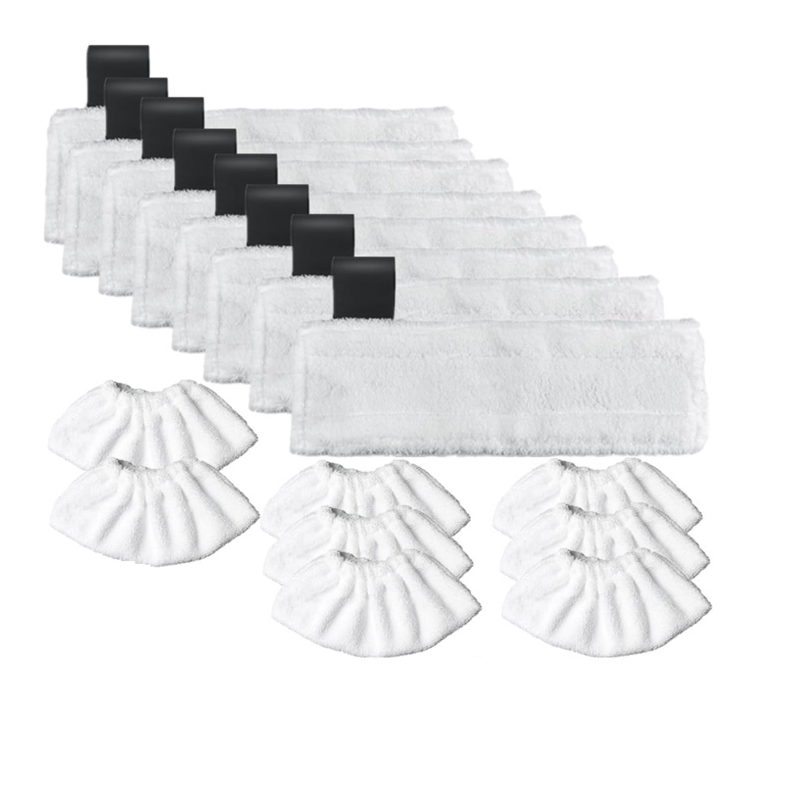 Accessori di Ricambio for pulitore a Vapore Copri tampone for Pulizia in Microfibra Stracci in Tessuto for Scopa a Vapore, Compatibile con Karcher Easyfix SC2 SC3 SC4 SC5 (Color : 16pcs)