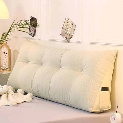 Miniatura 13 de Almohadas triangulares para cabecero con respaldo de cuña para adultos, para sentarse en la cama, almohada de lectura, almohada grande para el día
