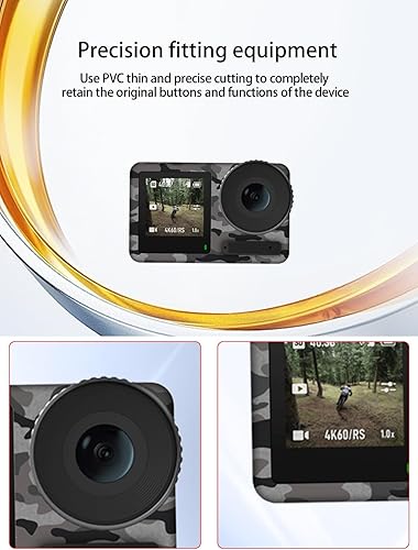 Miniatura 6 de Película protectora para cámara DJI Osmo Action 4Action 3, WUNIAK - Adhesivo de película protectora, resistente a los arañazos y al desgaste,