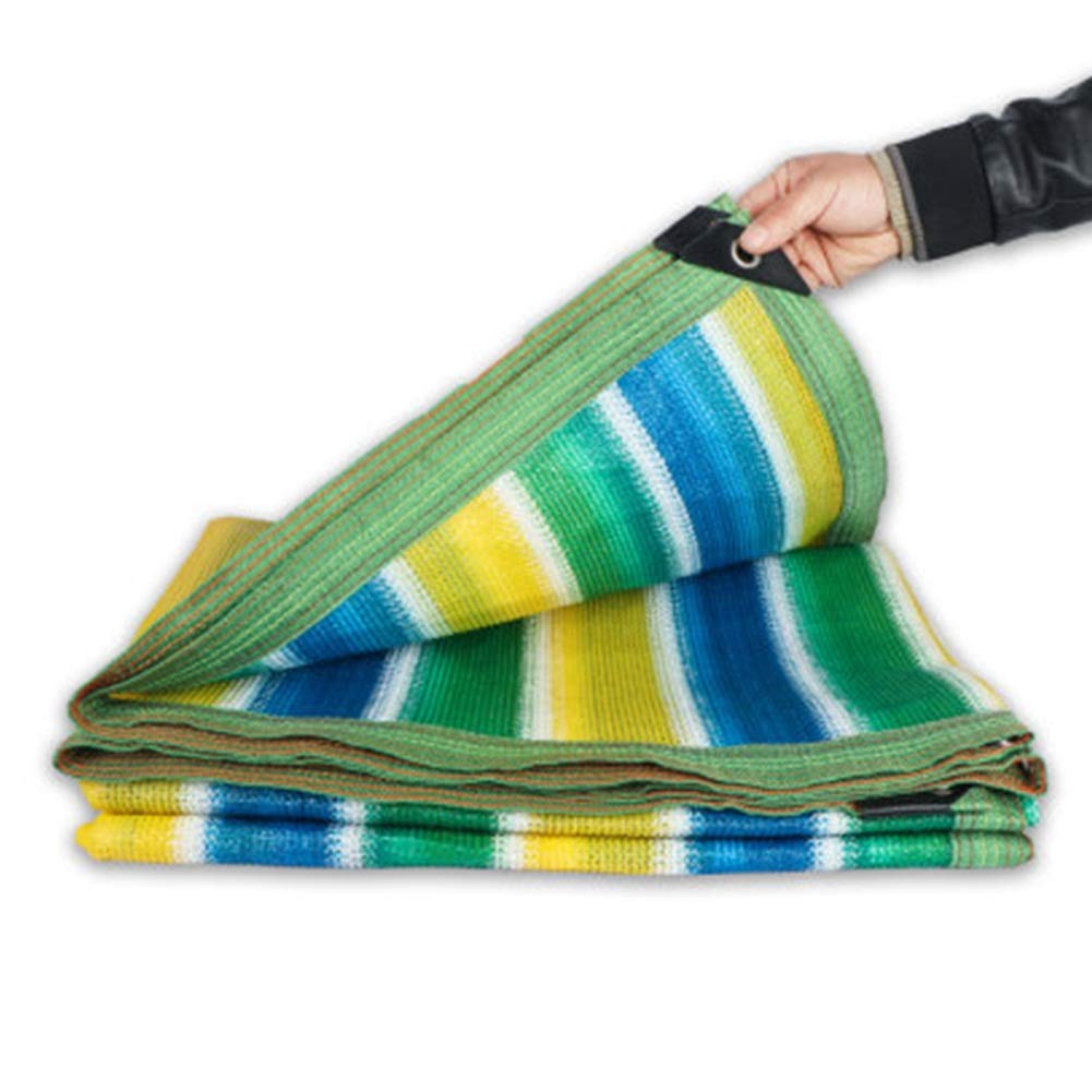 Filet d'ombrage anti-UV avec toile d'ombrage polyvalente et isolante 8x8m ZWRYW
