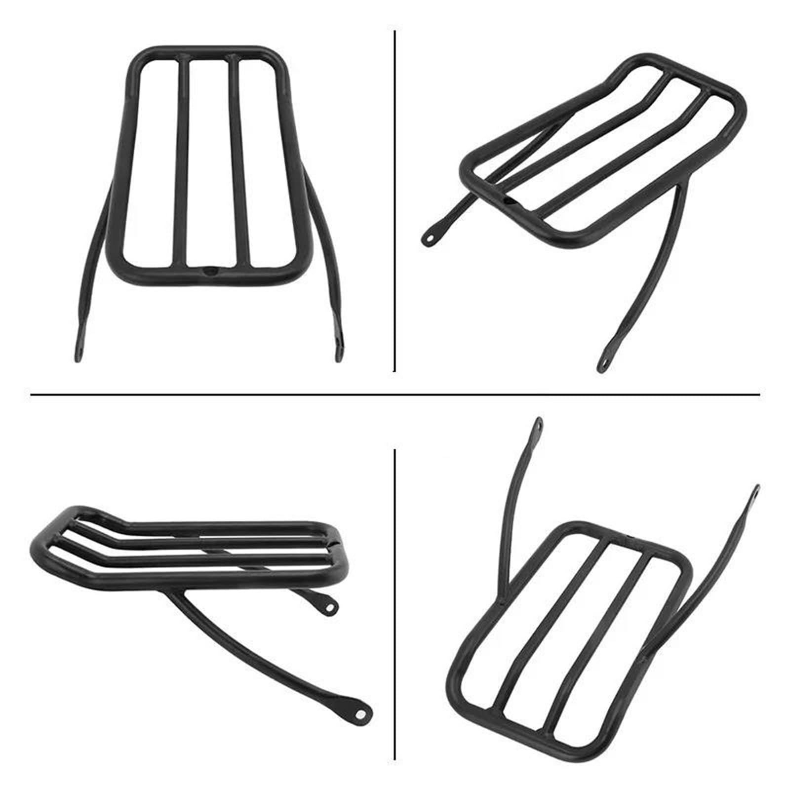 Portaequipajes para Asiento Trasero De Motocicleta, Soporte para Harley para Forty para Eight XL1200X 2010-2018(Negro)