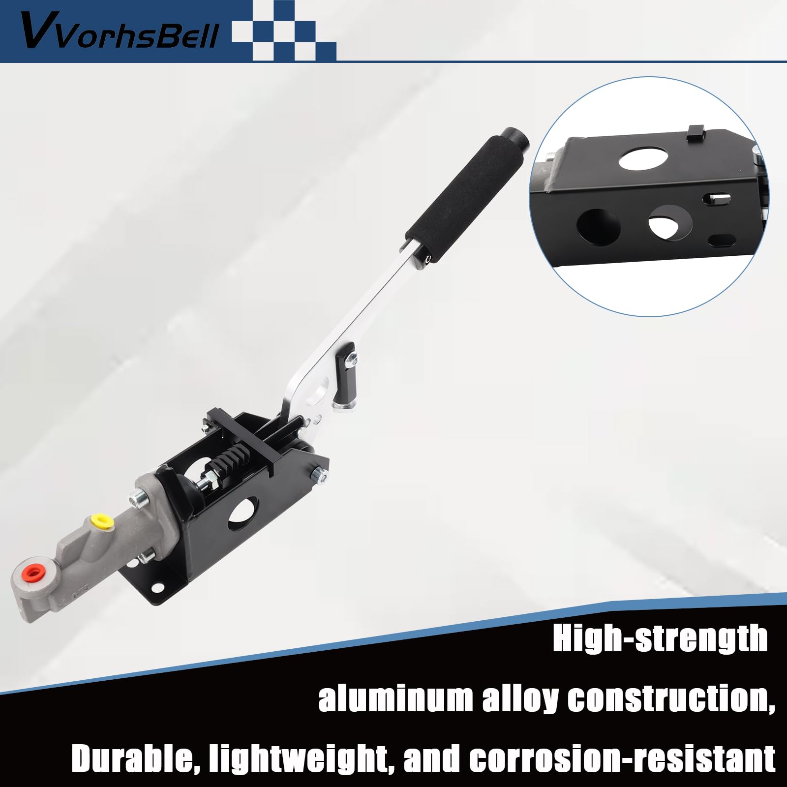 Freno a mano idraulico universale leva del freno a mano, freno a mano Rally & Drift Racing, lega di alluminio orizzontale E-Brake idraulico per auto Modificatio