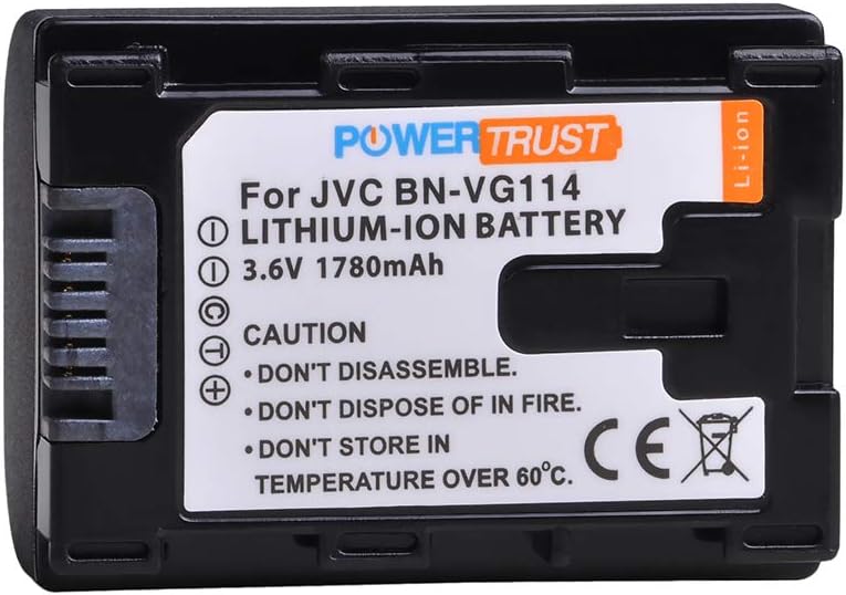 BN-VG114 BN VG114 Replacement Camcorder Battery for JVC BN-VG107 BN-VG107U BN-VG107US BN-VG114U BN-VG114US BN-VG121 Battery JVC Everio Cameras