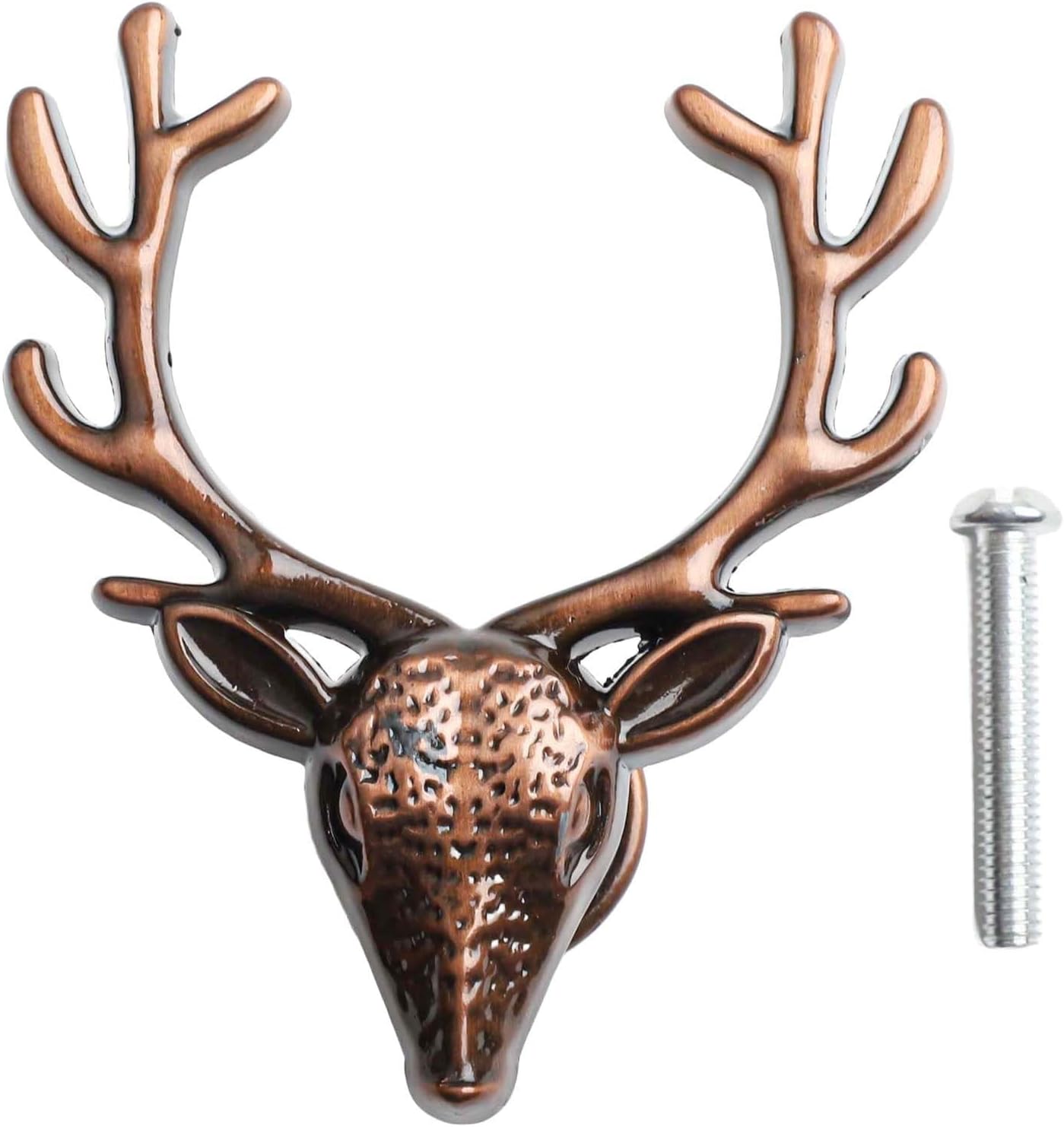 Deer Shape Cabinet Knob, Zinc Alloy Multilayer Plating Drawers