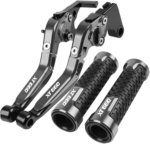 Miniatura 8 de KSHSAA Palanca de freno de embrague de motocicleta Yam&ha XT660X XT660 X R Z XT 660 2004-2017 2005 2006 2007 2008 Palanca de freno de embrague de