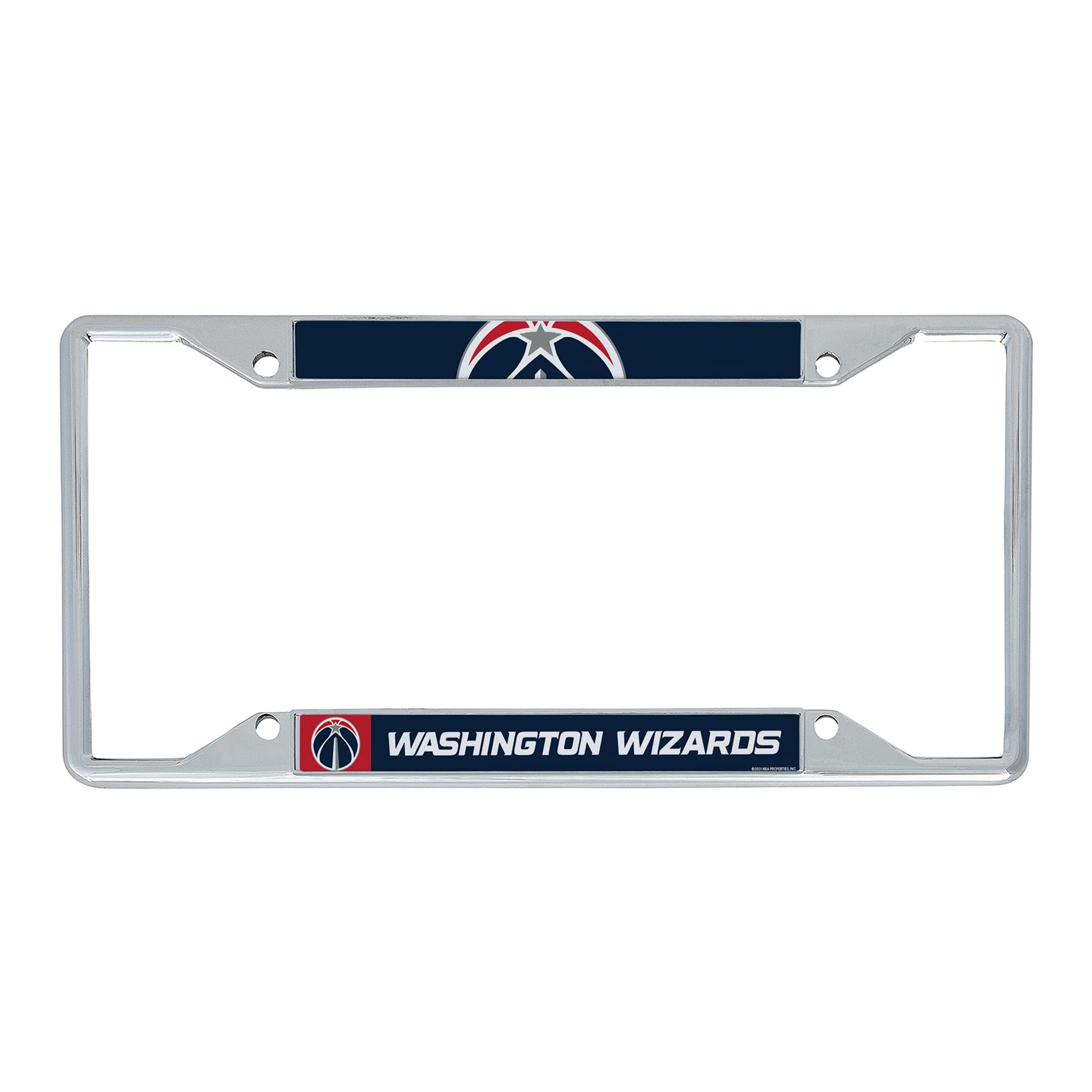 Desert Cactus Washington Wizards Car Accessories NBA Basketball Team Metal License Plate Frame for Front or Rear of Car (Up Close)