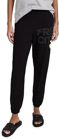 FREECITY Womens Sweats, Blackspace, L
