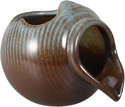 DECHOUS Ceramic Pot Statue for Garden Decorative Fountain Spitter Timeless Aesthetic Water Feature for Indoor Outdoor Decor for Fish Tanks Setups and Aquatic Plants