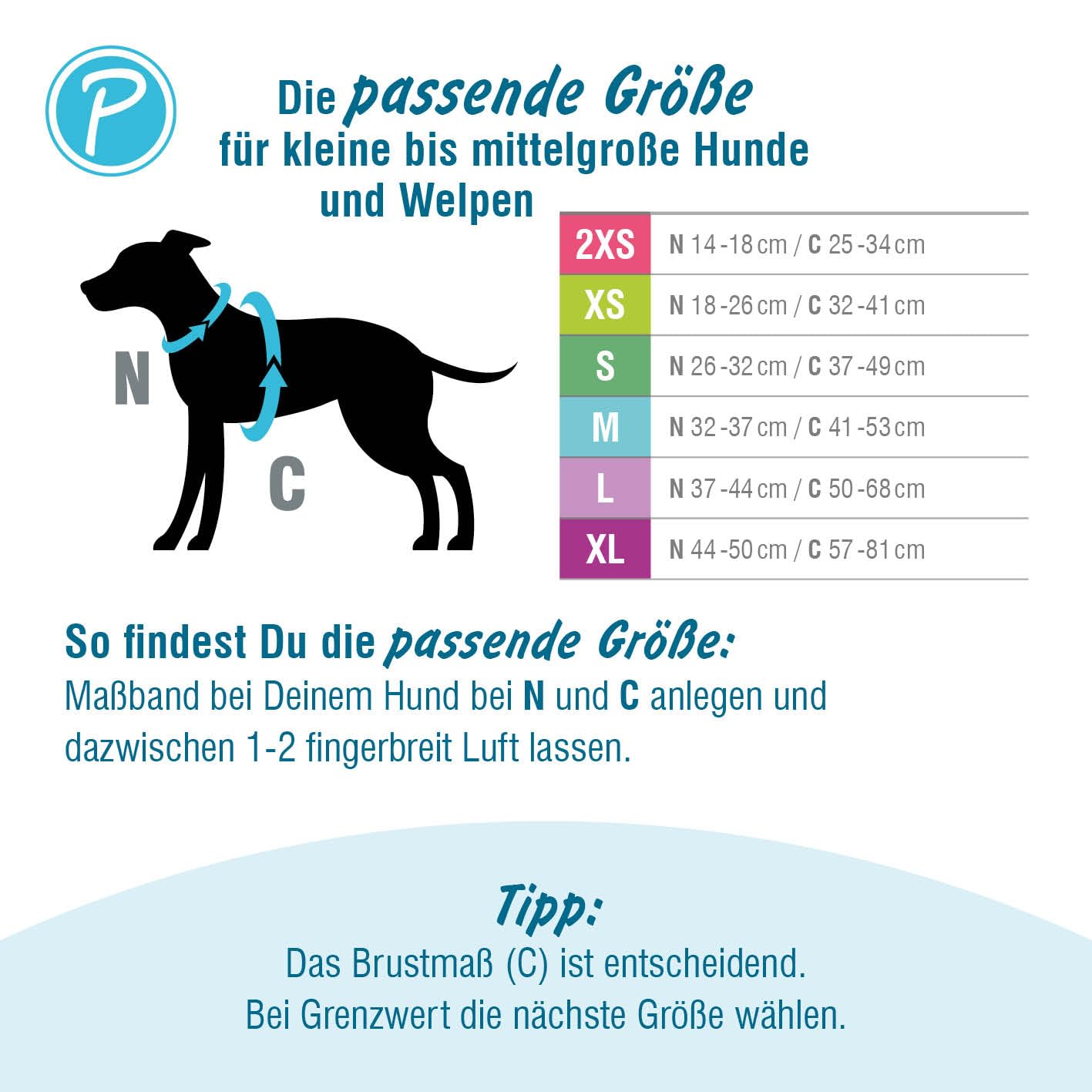 Petlando Hundegeschirr Mesh Vest, leichtes Brustgeschirr aus weichem Mesh & Nylon, stufenlos verstellbar, reflektierend mit 2 D-Ringen, Petrol L, Geschirr Hund gepolstert