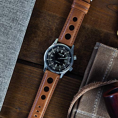 Image of Barton Racing & Rally Horween Leather Straps with Integrated Quick Release Spring Bars - Watch Bands