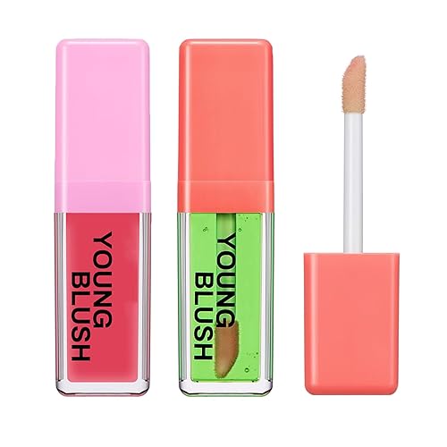 Aceite de rubor que cambia de color, resistente al agua, para mejillas, acabado natural al ras, ligero y de larga duración, cambio de color (2