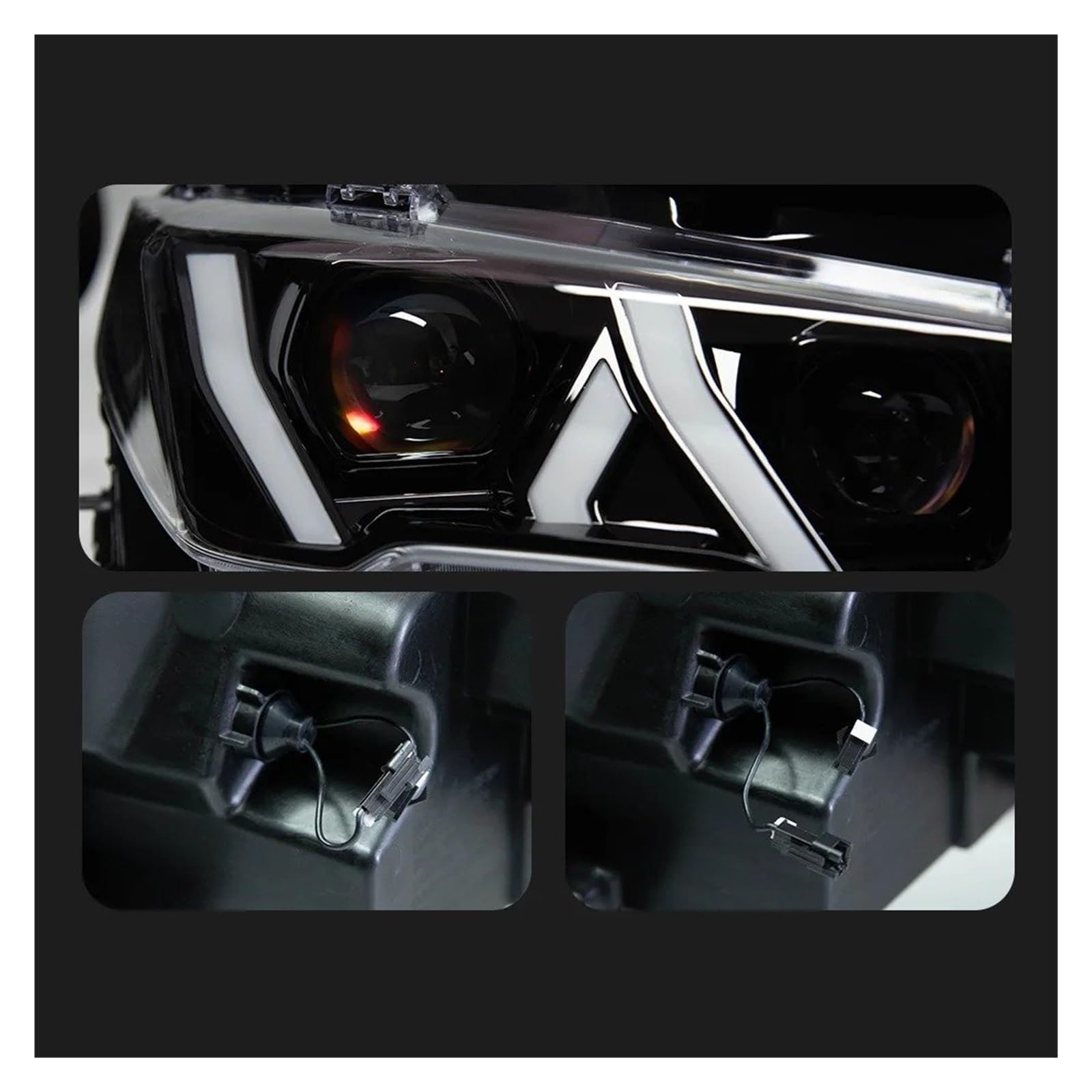 Fanale Anteriore Per Trumpchi Per Empow LED Headlight 2020-2024 Fari Anteriori Empow DRL Indicatori Direzione Abbaglianti Angel Eye Lente Proiettore