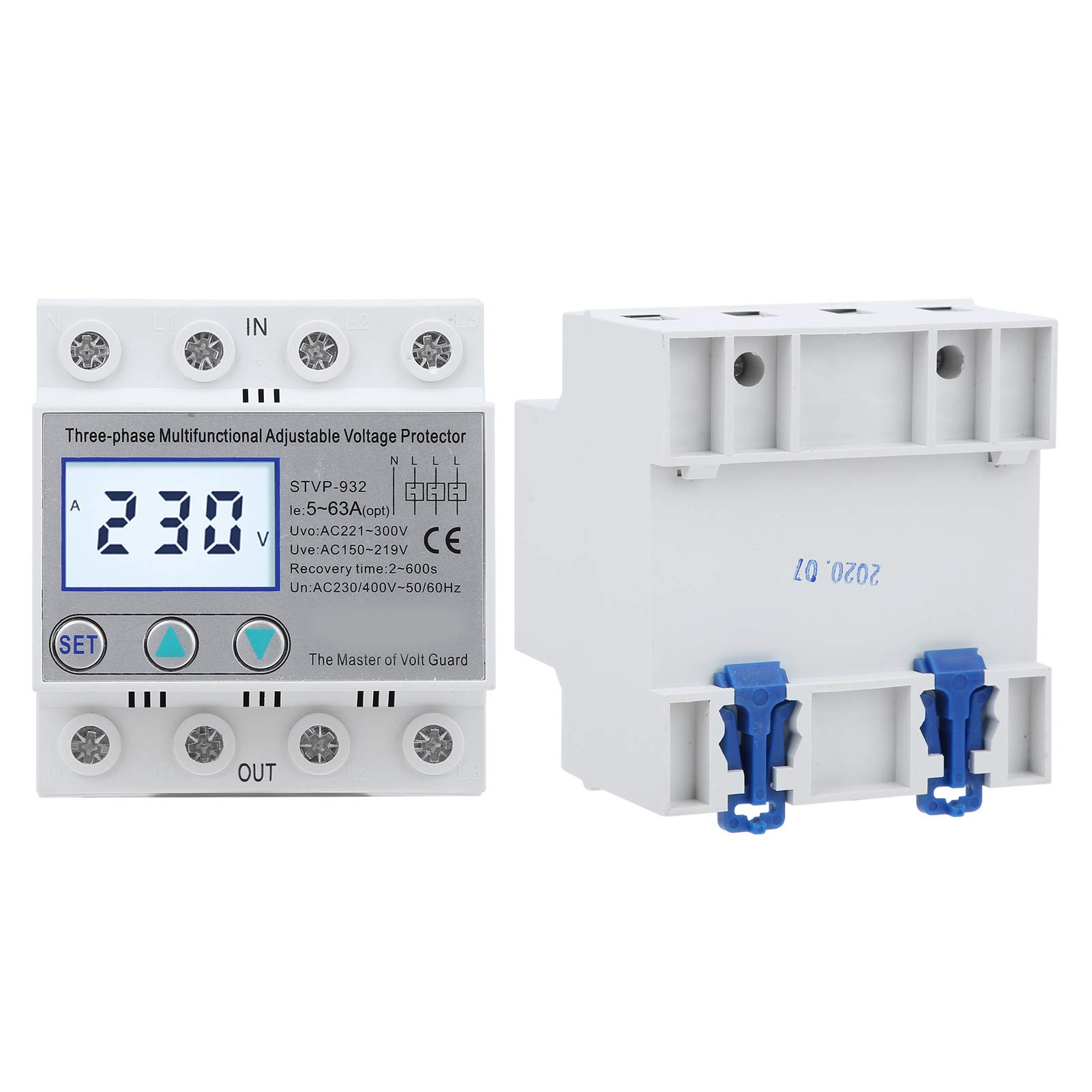 Protettore Di Tensione STVP-932 Trifase - Sovratensione/Sottotensione, LCD, 80A, Ripristino Automatico - Foto 13