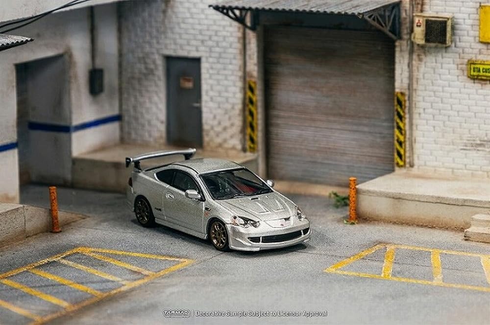 Amazon | TARMACWORKS 1/64 Honda Integra TYPE R DC5 MUGEN Silver