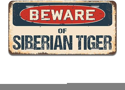 Miniatura 13 de SignMission Beware of Simmental Cattle - Placa de matrícula de aluminio de 12 x 6 pulgadas, se adapta a cualquier automóvil, camión, SUV, RV