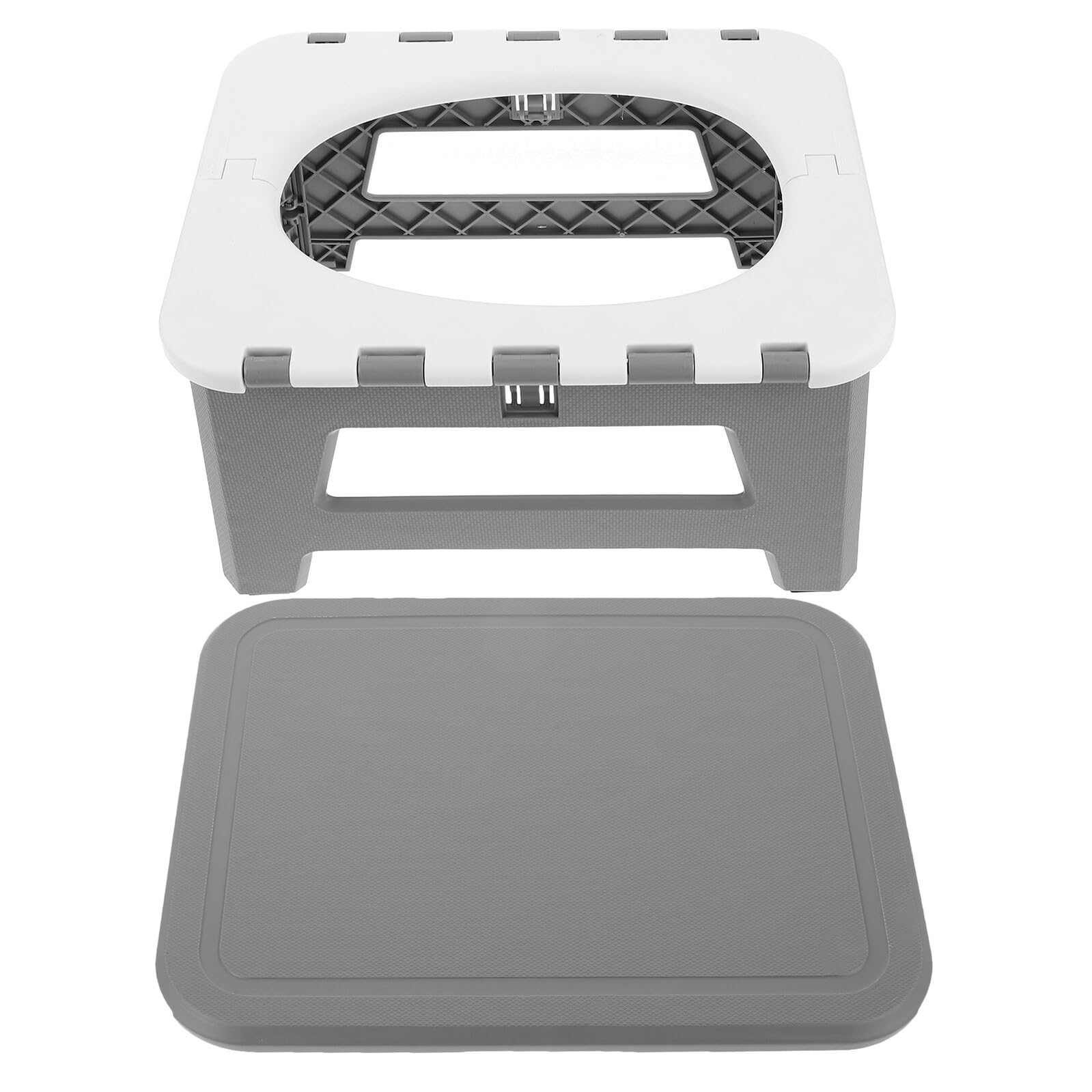 ibasenice Inodoro Portátil Plegable para Camping y Viajes por Carretera Asiento Compacto y Resistente Diseño Sellado Antiolores para Adultos y Emergencias al Aire