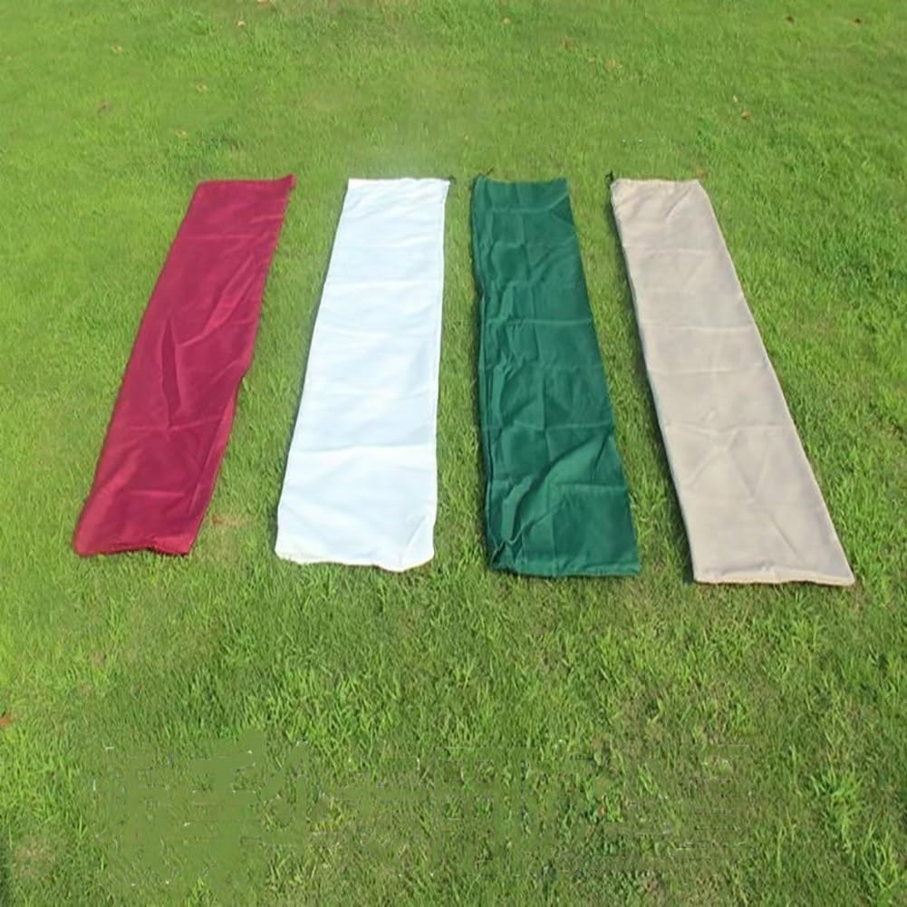 Copertura impermeabile per ombrellone da esterno con coulisse regolabile, 195 x 40 cm, colore cachi