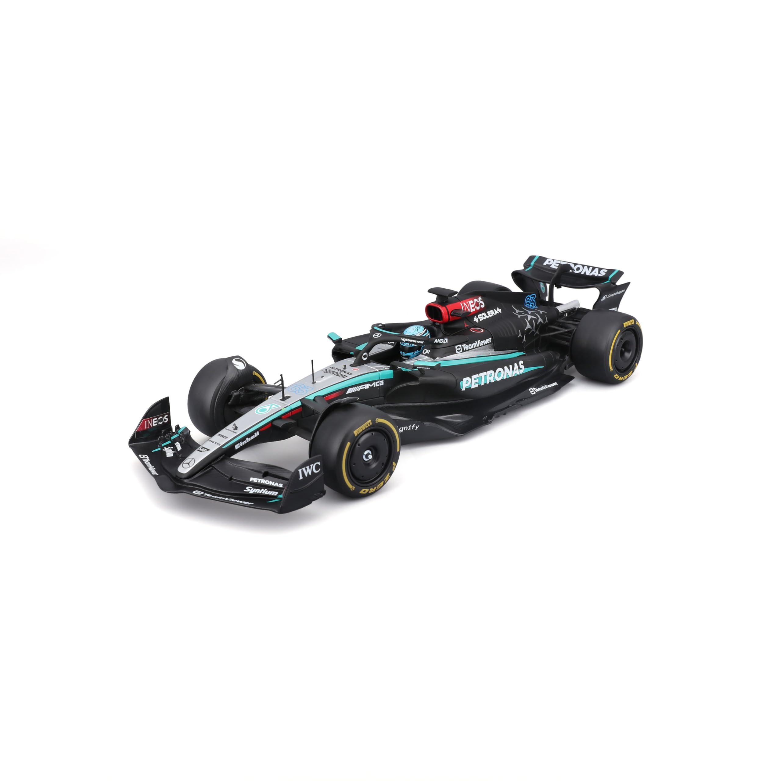 BURAGO 18-28063-R Mercedes Gp - F1 W15 Eq Performance Team AMG Petronas Motorspo