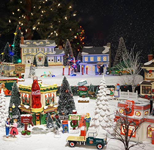 Gift Boutique Mini Assorted Village Christmas Accessories Figurines With Mailbox Santa Stop Here Sign Snowmen Miniature Ornaments For Christmas Village Decoration Ornaments Winter Decor thumb #5