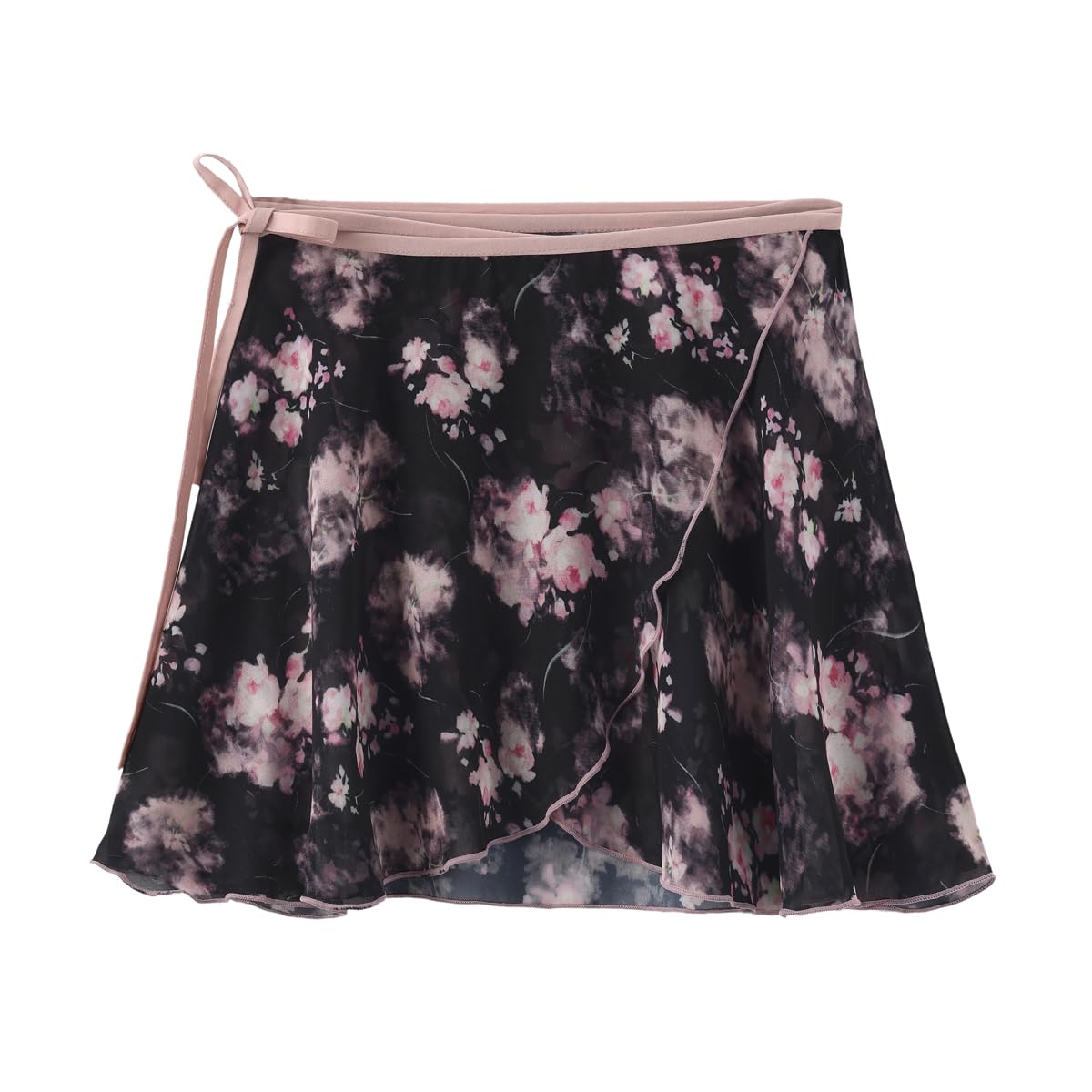 ModLatBal Girls Ballet Dance Chiffon Wrap Skirt, F58 Color, M