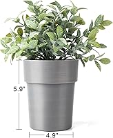 Vista 58 de Maceta con compartimento oculto seguro y secreto, ocultador de llaves secretas, oculta una caja fuerte secreta para llaves (negro 2)