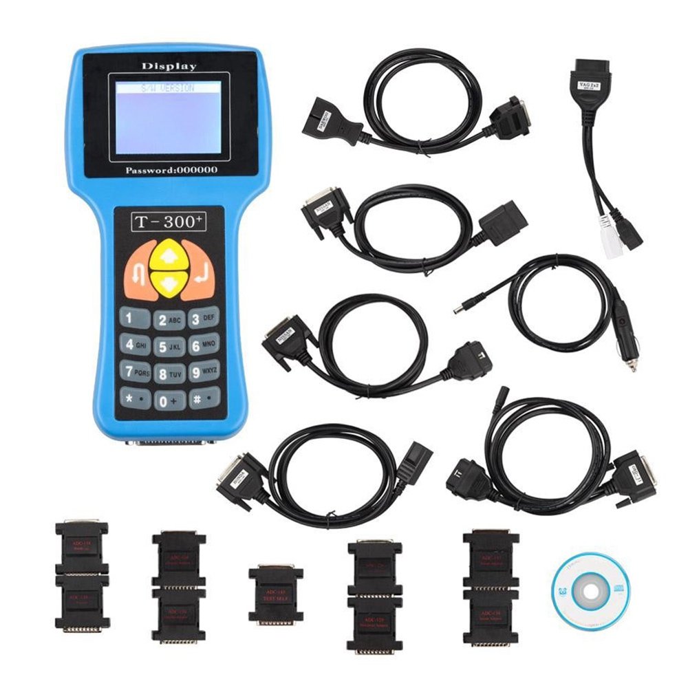 Programador de Llaves Universal T300 V2017.17.8 con Protocolo Can y OBDII Multimarca Transponder Inmovilizador Taller