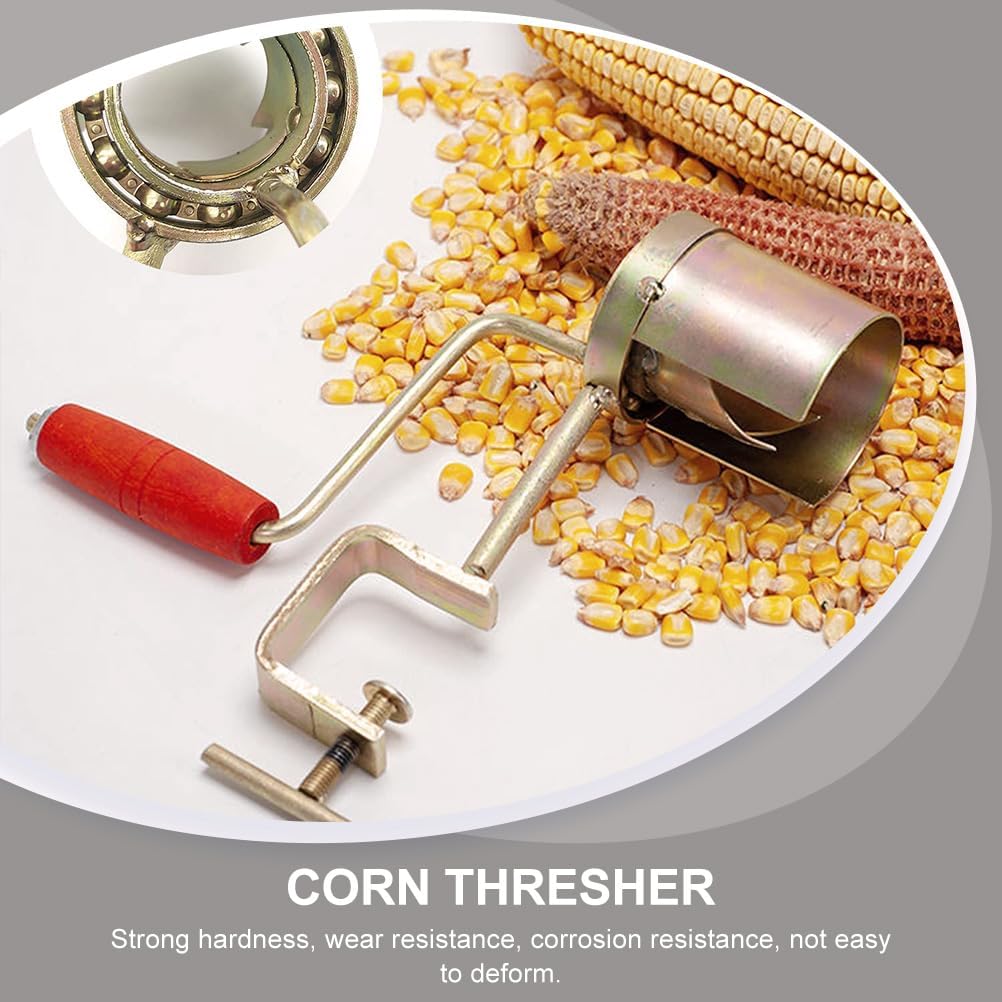 DOITOOL Corn Stripping Tool Hand Corn Sheller Iron Corn Stripper Cutter Cob Corn Peeler Corn Thresher Slicer for Home Kitchen with Serrated