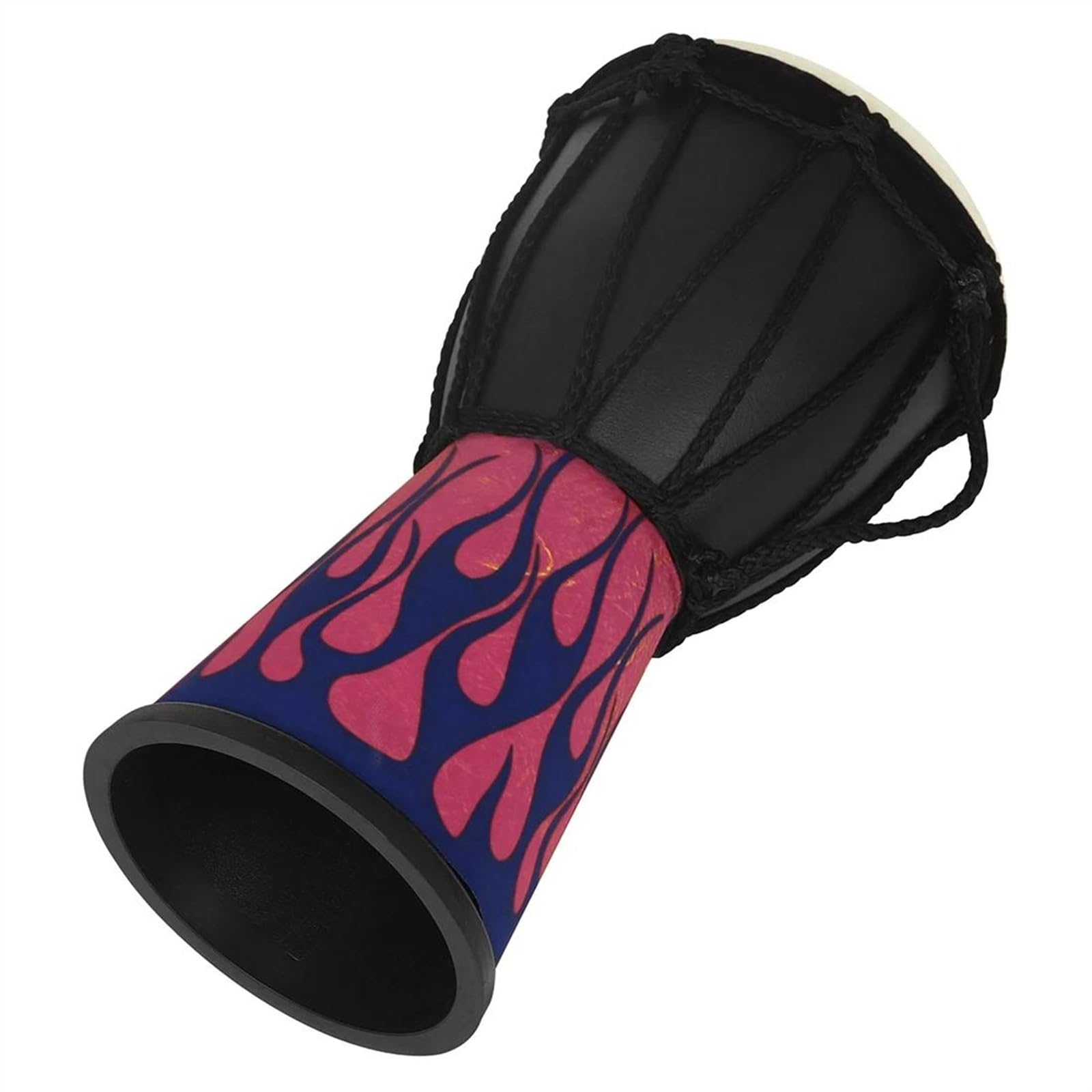 4-calowy Bęben Afrykański PVC Przenośny Bęben Ręczny Djembe Kolorowy Instrument Perkusyjny Afrykański Bęben Instrument