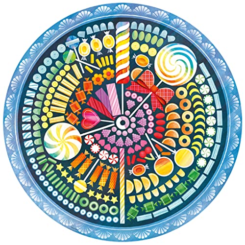 Ravensburger Circle of Colours Candy Sweets 500 Piece Jigsaw Puzzle for Adults and Kids Age 10 Years Up, Lemon Tree, Durchmesser 52 cm - Image 2
