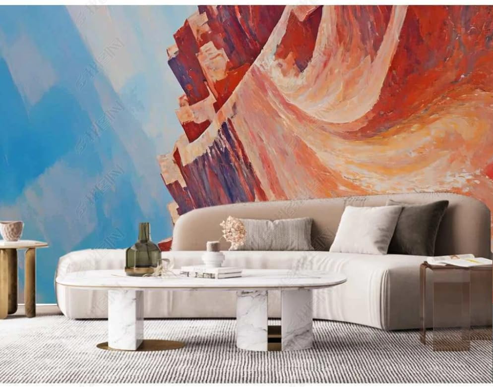 ZYHFDC Papier Peint Panoramique Art moderne Peintures à l’huile Tableaux Muraux Tapisserie Photo Décoration Murale Salon Chambre150CM(L)*105CM(H)