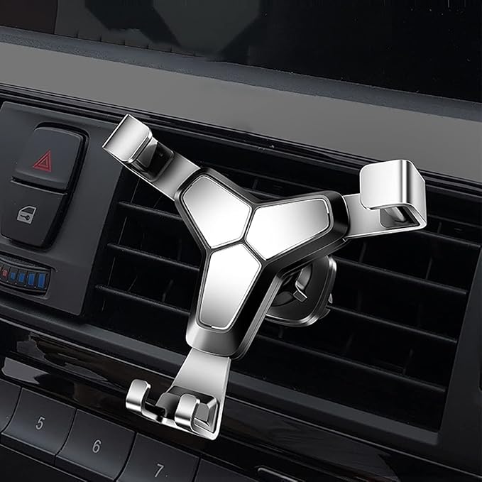 車の電話ホルダー スマートフォンgpsナビゲーションブラケット 最新のエアベントクリップ オートロックハンズフリー携帯電話マウントを備えた多機能重力車両 電話マウント Ecoticfate 魅了