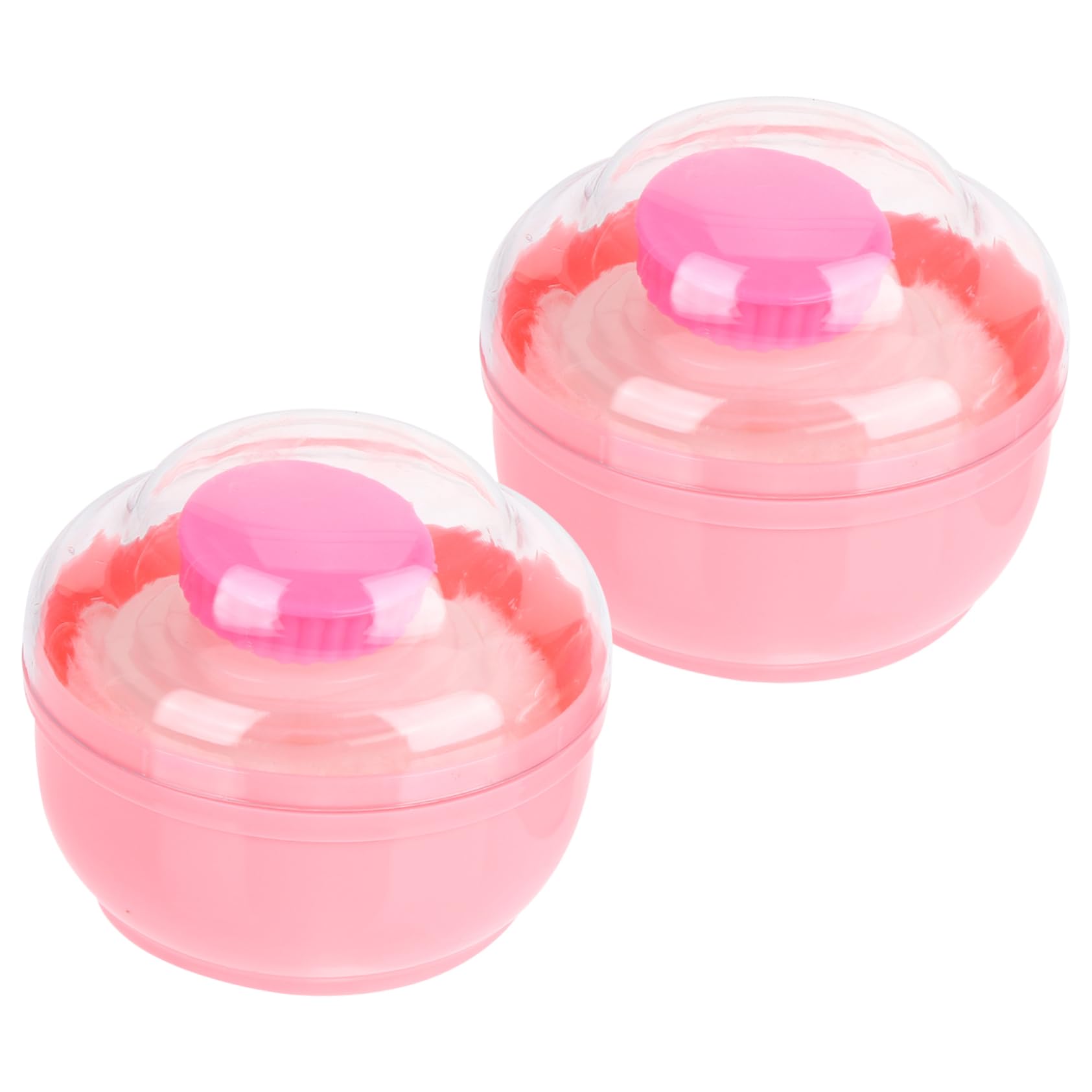 Puderdose Mit Quaste – Leer, Aus Metall, Für Bodypuder, Babypuder & Make-up