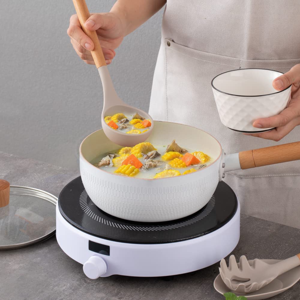 24 utensilios de cocina de silicona resistente al calor, juegos de cucharas de utensilios de cocina (Negro)