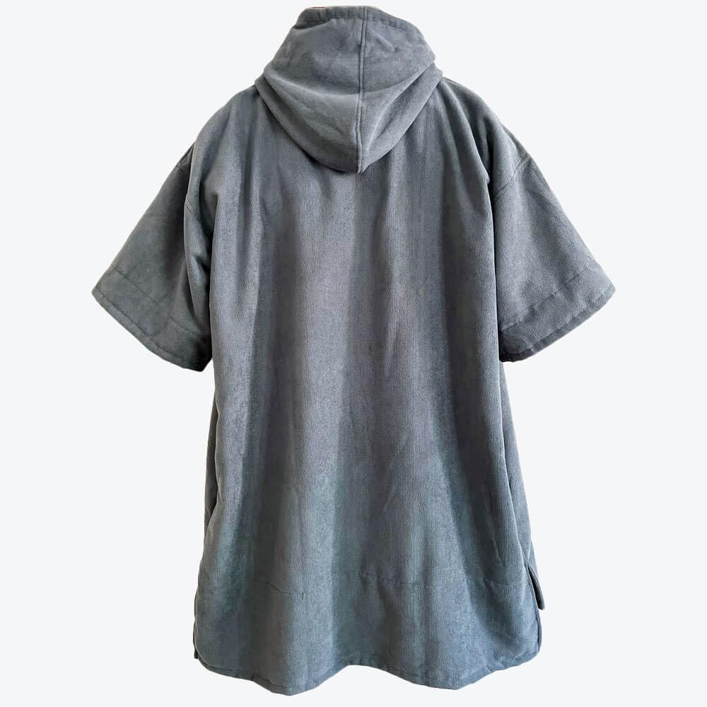 Atlantic Boards | Tavola da Surf Poncho Asciugamano 300 gsm | 90 x 70 cm | Blu e Marrone L