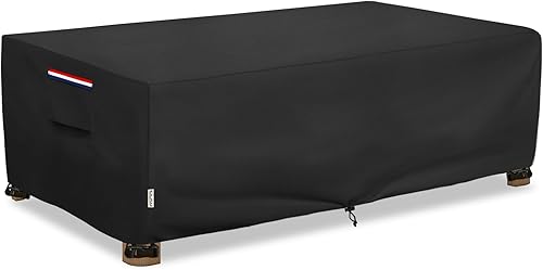 Miniatura 16 de Fundas para Muebles de Exterior Impermeables Funda para Sofá de Exterior de 3 Plazas, 79 pulgadas de ancho x 38 pulgadas de profundidad x 35 Beige &