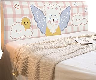 BOENTA Copri Spalliera Letto Copri Spalliera Letto Matrimoniale Antipolvere Testa della Copertura della Protezione per La Camera da Letto 120cm,Pink