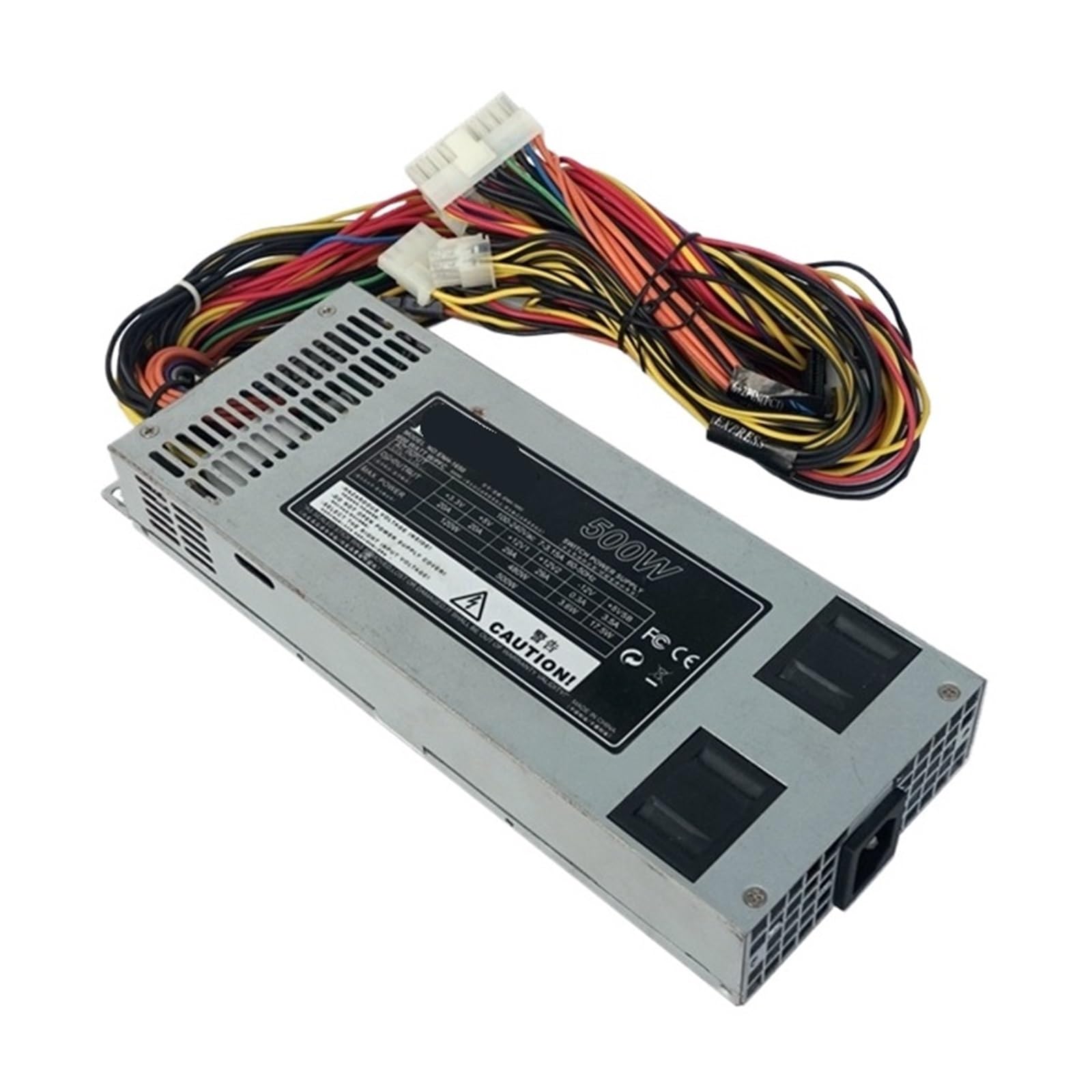 YMUGUEGH 1U 500W Power Supply ENH-1650