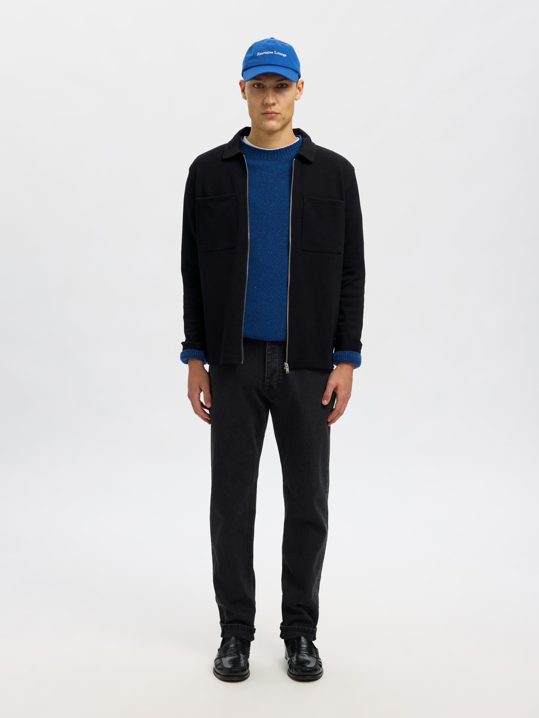 SELECTED HOMME Slhjackie Sweat Zip Jacket Noos Slhjackie Noos - Felpa con zip Uomo (Pacco da 1)