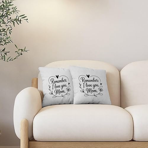 Miniatura 4 de Mom Birthday Gifts for Moms Valentines Day Velvet Pillow Covers 18X18 Best Mom Presents Mama Gift Mama Mommy Gifts Pillow Case Bedroom Decoration