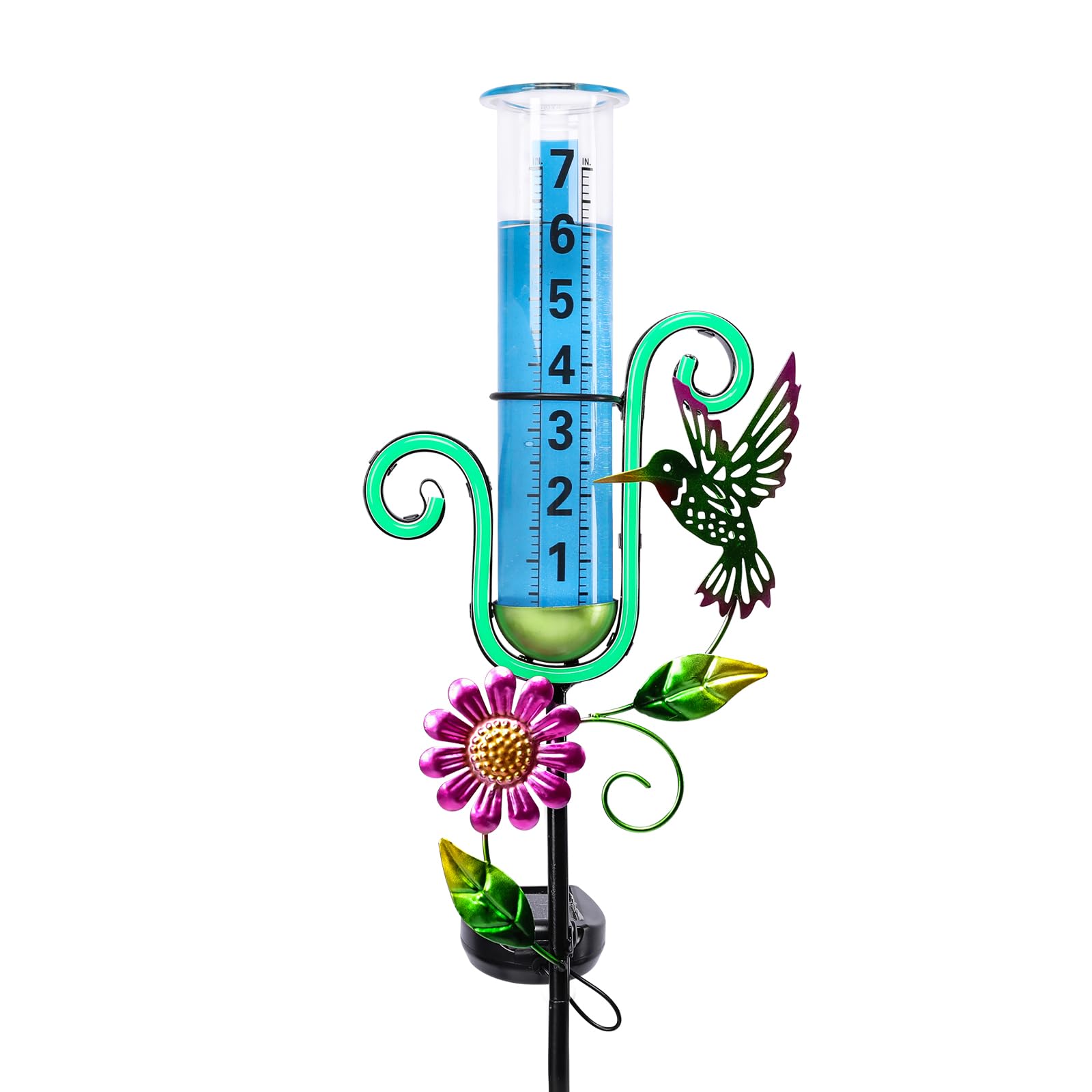 置物 Beautiful Rain Amazon.com : WONDER GARDEN Rain Gauge Outdoor,Hummingbird with Led