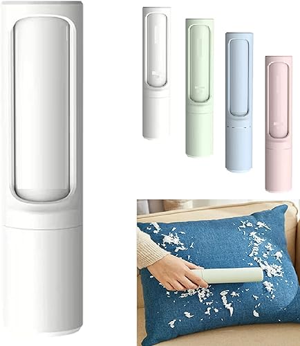 Clean Green - Cepillo de rodillo para eliminar pelusas para gatos, removedor de pelo de mascotas, rodillos pegajosos de pelusa reutilizables (1