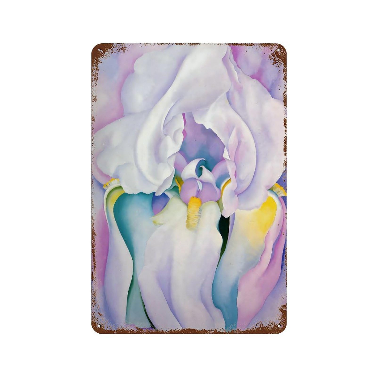 xiaoxiaoshen American Artist Georgia O'Keeffe (3) Wall Decor Art Metal Tin Poster Modern Home Decor Art Home Bar Shop Decorations Vintage Sign 30x20cm