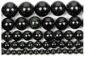 Natural Stone Beads Sandstone Glass Round Loose Beads for Jewelry Making