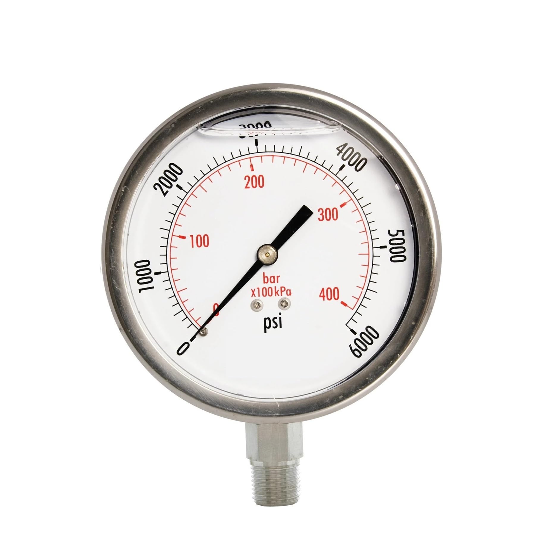 Manomètre de pression d'huile haute pression pour circuit hydraulique