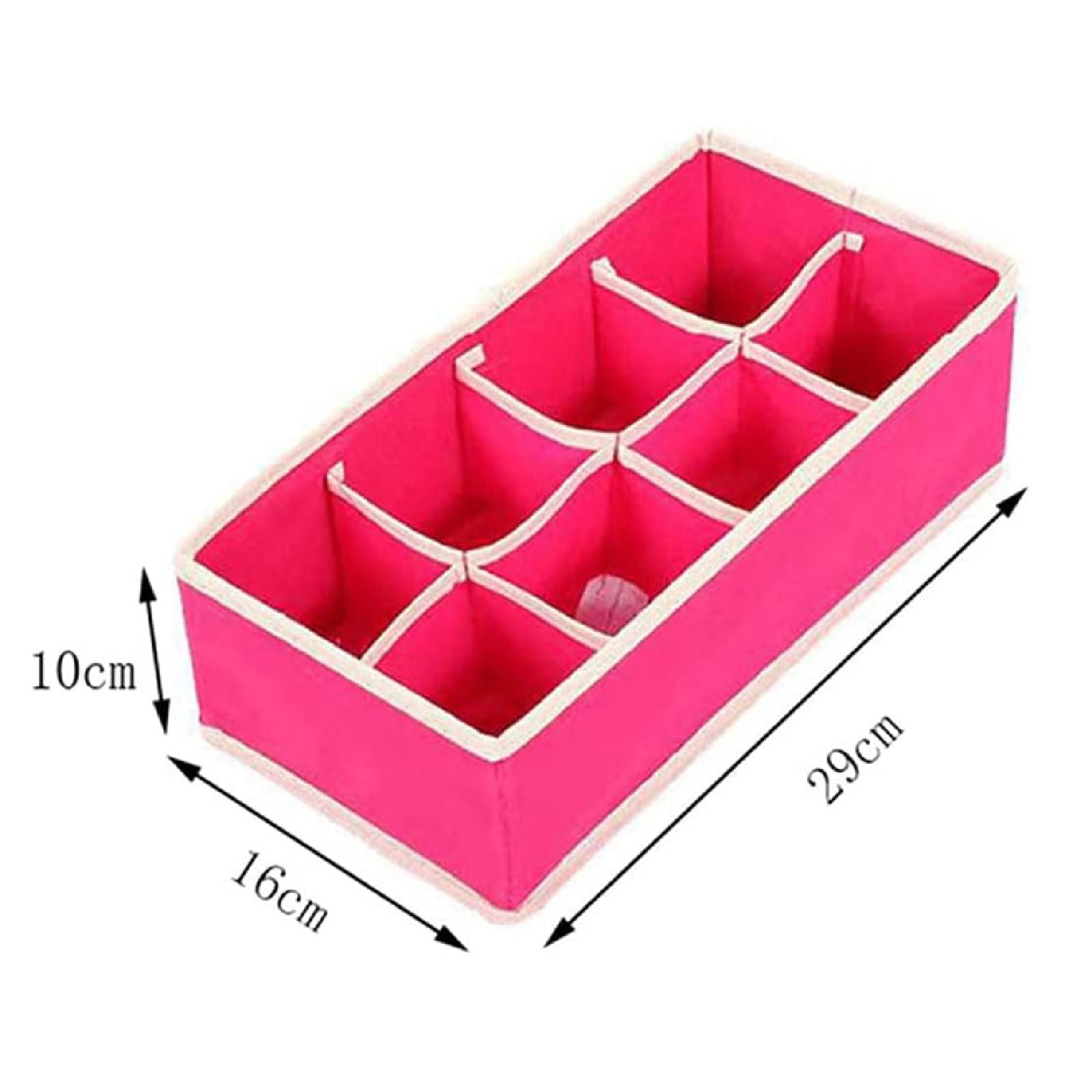 TsoLay 4-teiliges Set aus Stoff, Unterwäsche-Aufbewahrungsbox, Socken, BH-Organizer, Schublade, Schrank-Organizer, Boxen für Unterwäsche, BHS, Socken, Krawatten, Schals