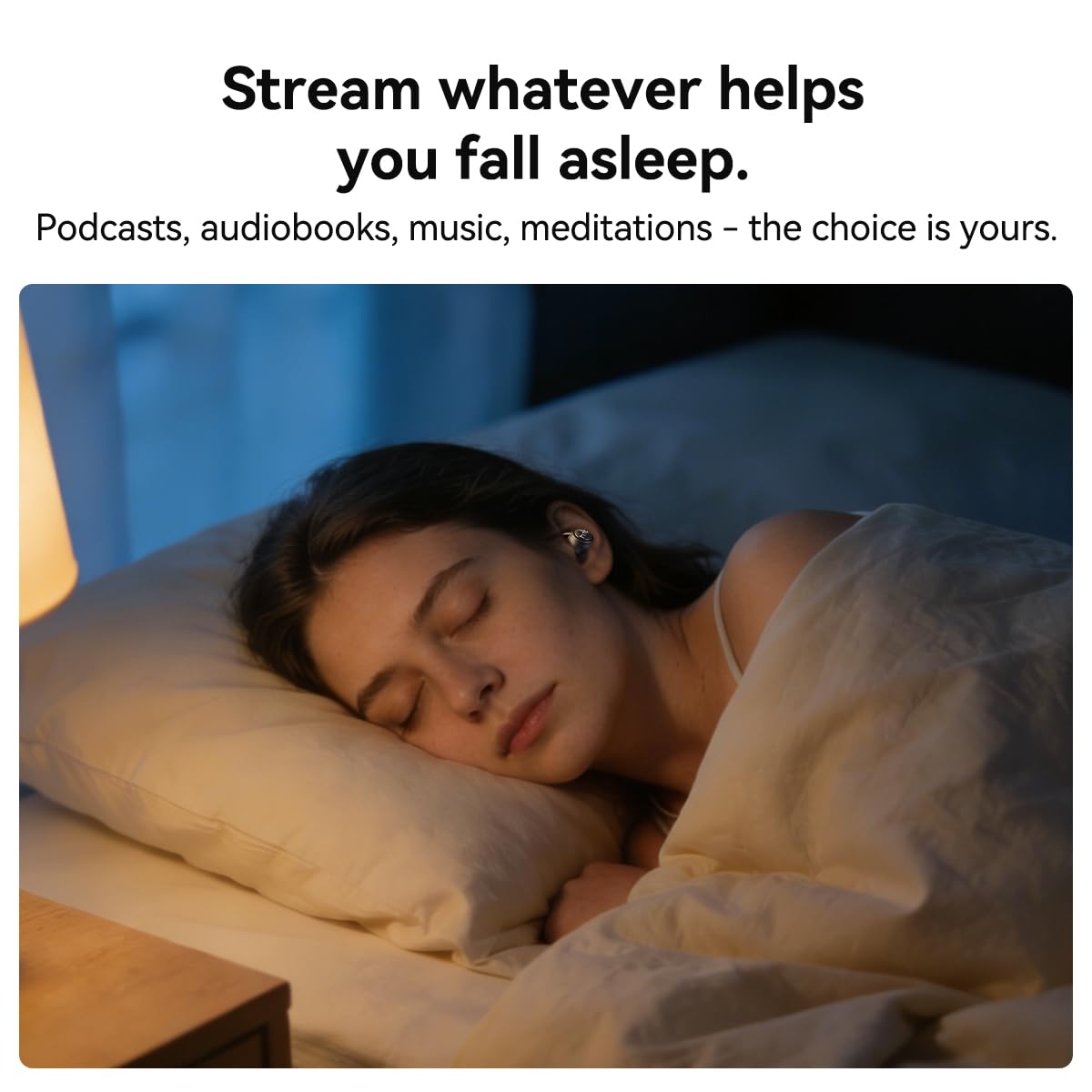 NE76 Auriculares para dormir Bluetooth 5.4 intraurales, auriculares de traducción con IA en tiempo real, 150 idiomas, impermeables, mini auriculares para dormir, diseño pequeño para personas que
