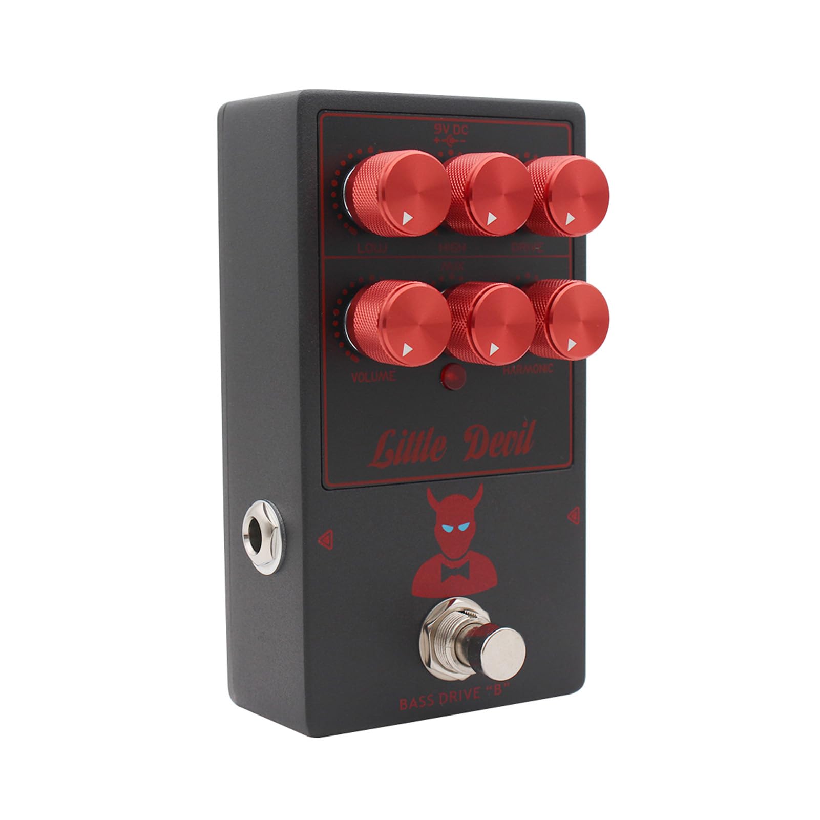Mingzhe Tube Bass Drive Pedal z 2-zakresowym Korektorem Harmonicznym True Bypass Symulator Wzmacniacza Lampowego do Gitary Basowej