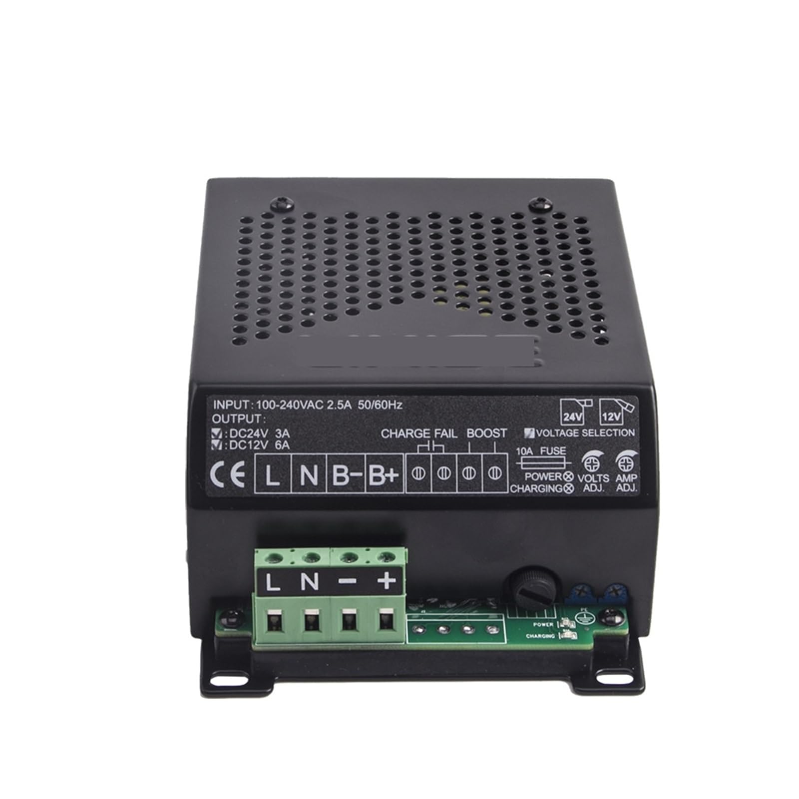 LBC2403-1206 Cargador de batería Genset Cargadores de batería de Doble Voltaje Adaptador de diseño de Circuito 12V 24V Universal