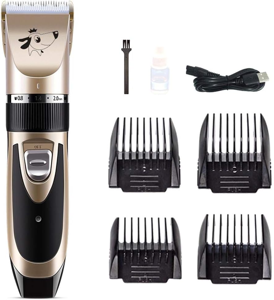 Beaviety Hair Clipper for Dogs and Cats Dog Hair Clipper Cats Professional Rechargeable Battery Professional Pet Grooming Tool
